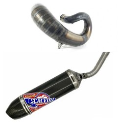 Silenciador SCALVINI completo con silenciador de carbono completo para SHERCO SER 250, 300 de 2013 a 2017