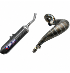 Silenciador SCALVINI completo con silenciador completo de carbono para SHERCO SER 250, 300 de 2019 a 2024