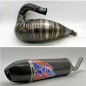 Silenciador SCALVINI completo con silenciador completo de carbono para APRILIA MX 125 de 2003 a 2008