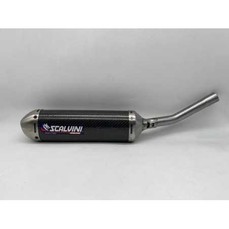 Silencer d'exhaust SCALVINI carbon/stainless steel APRILIA RX, SX 125 from 1992 to 1994