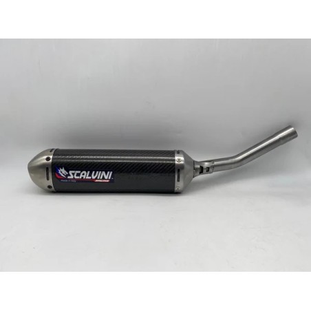 Silencieux d'échappement SCALVINI carbon/inox APRILIA RX, SX 125 de 1992 à 1994