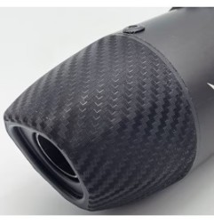 Muffler tip SCALVINI Carbon Look for KTM, Husqvarna, Gas Gas 65 cc from 2002 to 2025