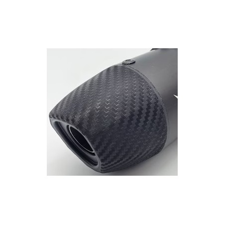 Punta de silenciador SCALVINI Carbon Look para KTM, Husqvarna, Gas Gas 65 cc de 2002 a 2025