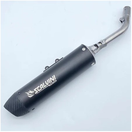 Exhaust silencer SCALVINI Carbon Look for KTM SX 50 from 2024 to 2025