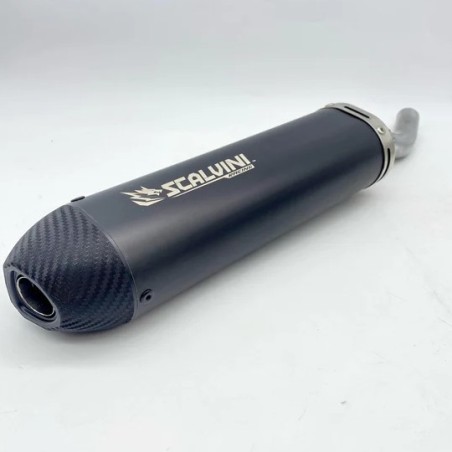 Silencioso de escape SCALVINI Carbon Look para BETA RR RACING 200 de 2020 a 2025