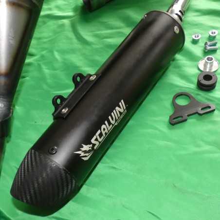 copia de Silenciador SCALVINI con silenciador de carbono para SHERCO SER 125 de 2018 a 2024