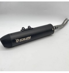 Silencioso de escape SCALVINI Carbon Look copy para BETA RR RACING 125 de 2019 a 2026