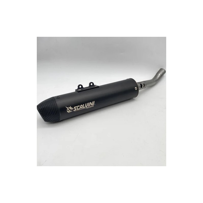 Exhaust silencer SCALVINI Carbon Look copy for BETA RR RACING 125 from 2019 to 2026