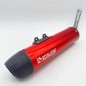 copy of Exhaust silencer SCALVINI Carbon Look Blue for BETA RR RACING 125 from 2019 to 2026
