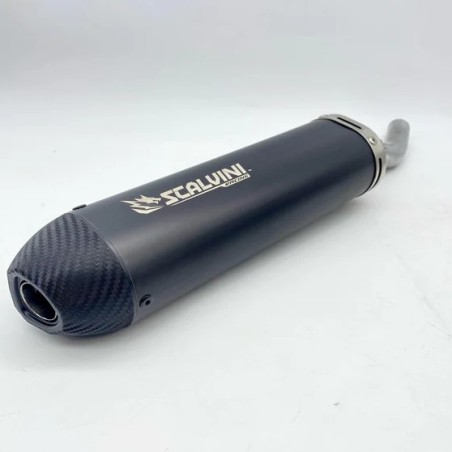 Silencioso de escape SCALVINI Carbon Look para BETA RR RACING 350 de 2025 a 2026