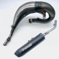 Pot d'échappement SCALVINI complet avec silencieux carbone look pour KTM SX, HUSQVARNA TC, GAS GAS MC 65 de 2016 à 2023 Pot d'échappement SCALVINI complet avec silencieux carbone look pour KTM SX, HUSQVARNA TC, GAS GAS MC 65 de 2016 à 2023