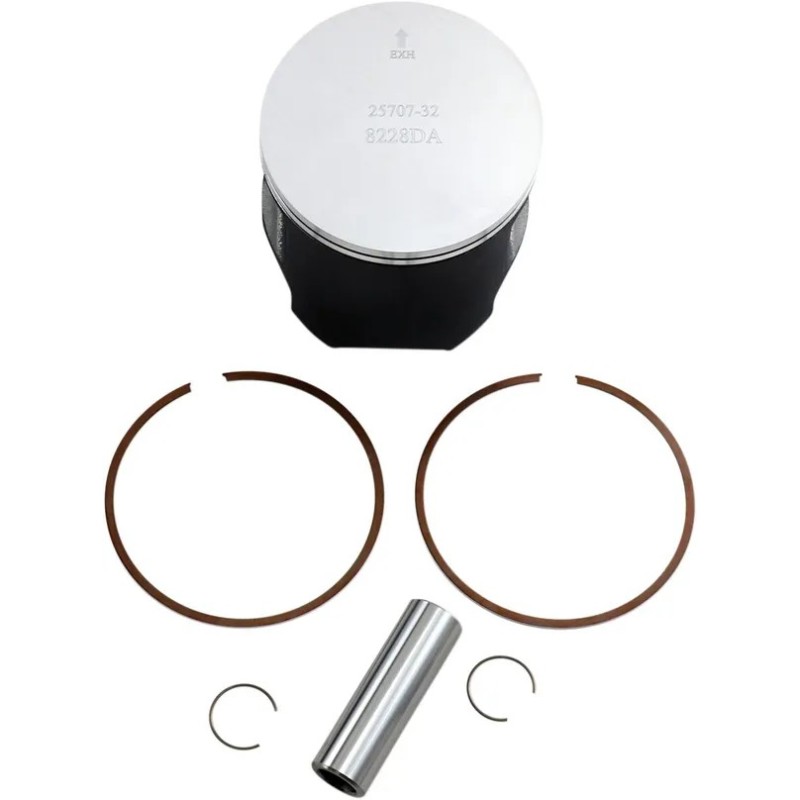 Kit piston pour 2 temps WOSSNER pour KAWASAKI KX 500 de 1988 à 2004
