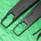 Black POLISPORT swingarm protectors for FANTIC XEF, XX, XXF, YAMAHA YZF, YZFX, WRF 250, 310, 450 from 2009 to 2026