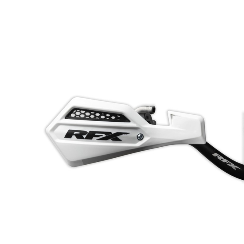 Protège-mains RFX série 1 blanc/noir avec kit de montage pour BETA RR 250 de 2019 à 2024
