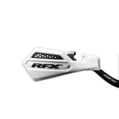 Handguards RFX series 1 white/black with mounting kit for BETA RR 250 from 2019 to 2024