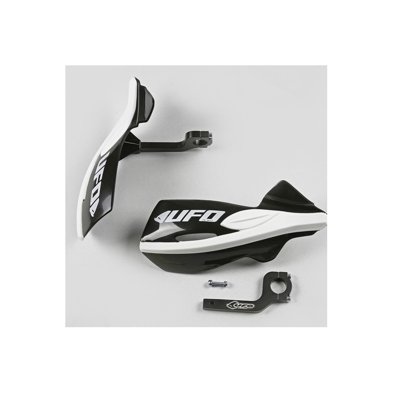 Protectores de manos UFO Patrol negro/azul/verde incluye kit de montaje para motocross