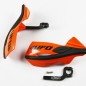 copy of UFO Patrol black/blue/green motocross handguards including mounting kit