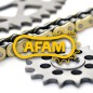 Kit chaîne AFAM 420R1 11/51 standard - couronne standard pour motocross
