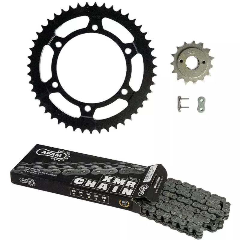 AFAM 428MX 12/50 Standard Chain Kit - Hard-Anodized Ultra-Light Sprocket for BETA RRT 50 (2004–2008)