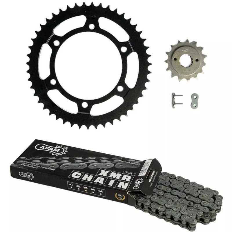 Kit de cadena AFAM 420R1 11/60 Standard - corona Standard para BETA RR 50, RR 50 ENDURO RACE, RRT 50, RRT 50 MOTARD