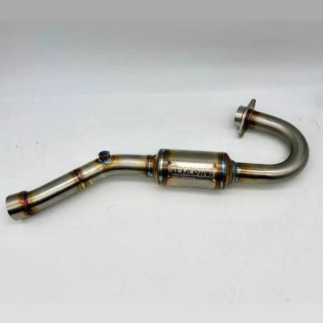 SCALVINI Stainless Steel Exhaust Manifold for BETA RR 125 4-Stroke Fuel-Injected - Tayo Engine (2023–2026)