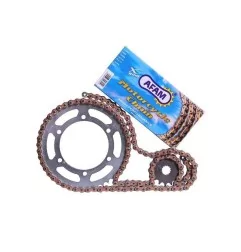 AFAM, 525XSR2, 17/44 Super-Reinforced Chain Kit - Standard Sprocket for BMW and VOGE 750, 800, 850, and 900 models from 2018 to