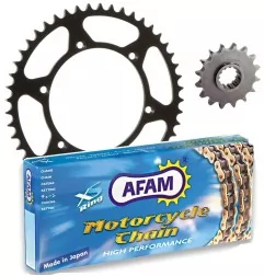 AFAM -Kettensatz 520MX6 14/50, verstärkt – ultraleichtes Kettenrad für FANTIC, YAMAHA XX, YZ, YZX 250 von 1999 bis 2027