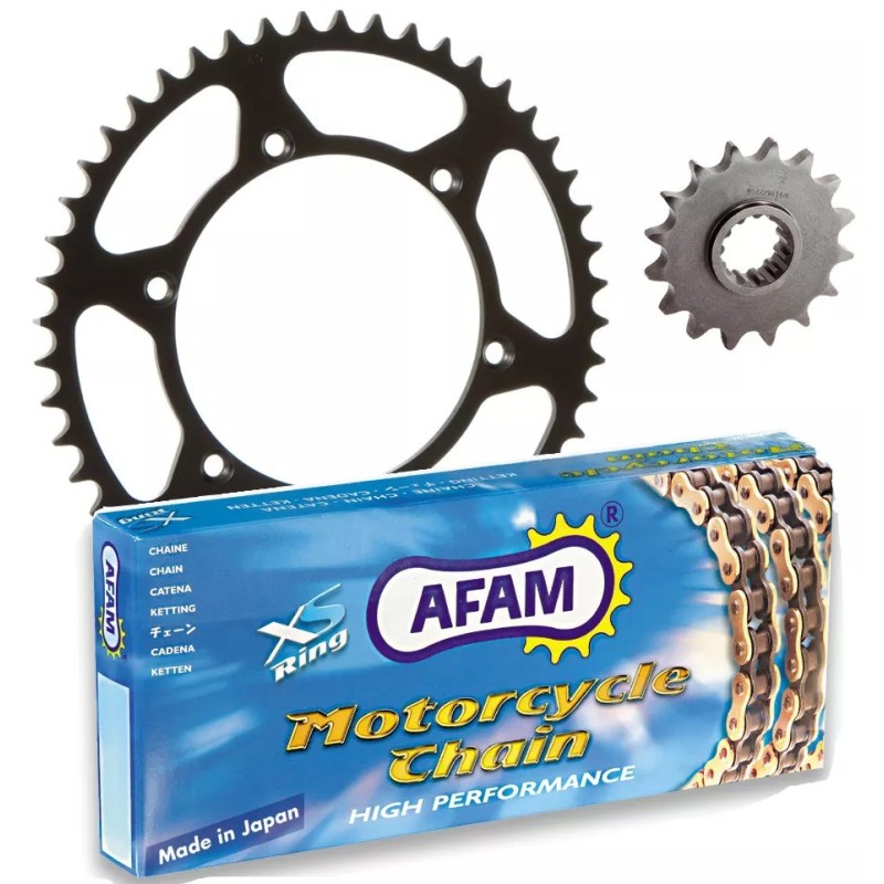 Chain kit AFAM 520MX6 13/48 heavy duty - rear sprocket ultra-light for YAMAHA YZF 450 from 2015 to 2019 Chain kit AFAM 520MX6 13/48 heavy duty - rear sprocket ultra-light for YAMAHA YZF 450 from 2015 to 2019