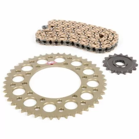 AFAM 520MX6 13/50 Reinforced Chain Kit - Ultra-Light Mud-Resistant Sprocket for KAWASAKI KXF, KX, and KXX 450 Models from 2006 t