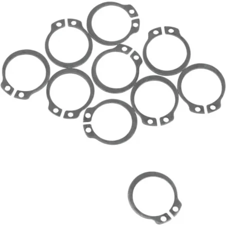 Juego de arandelas y anillo de retención del eje secundario « MOOSE » para KAWASAKI, SUZUKI KX 125, KX 250, RM 125 y RM 85 de 19