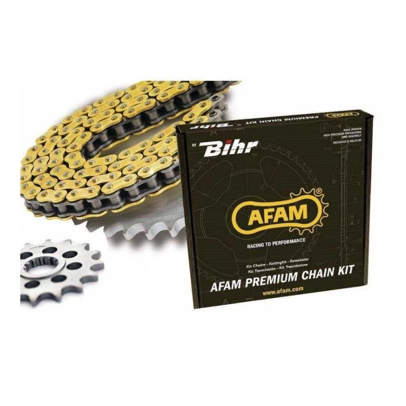 AFAM 520MX6 13/50 Reinforced Chain Kit - Ultra-Light Sprocket for HUSQVARNA, KTM TC, SXS, and SX 125 (2000–2019) AFAM 520MX6 13/50 Reinforced Chain Kit - Ultra-Light Sprocket for HUSQVARNA, KTM TC, SXS, and SX 125 (2000–2019)