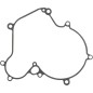 Kit de juntas de tapa lateral MOOSE para GAS GAS, HUSQVARNA, KTM MC 50, TC 50, SX 50 de 2024