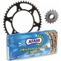 AFAM Chain Kit 520M 11/44 Reinforced - Ultra-Light Hard Anodized Rear Sprocket for GAS GAS CONTACT JTR 160 1996 AFAM Chain Kit 520M 11/44 Reinforced - Ultra-Light Hard Anodized Rear Sprocket for GAS GAS CONTACT JTR 160 1996
