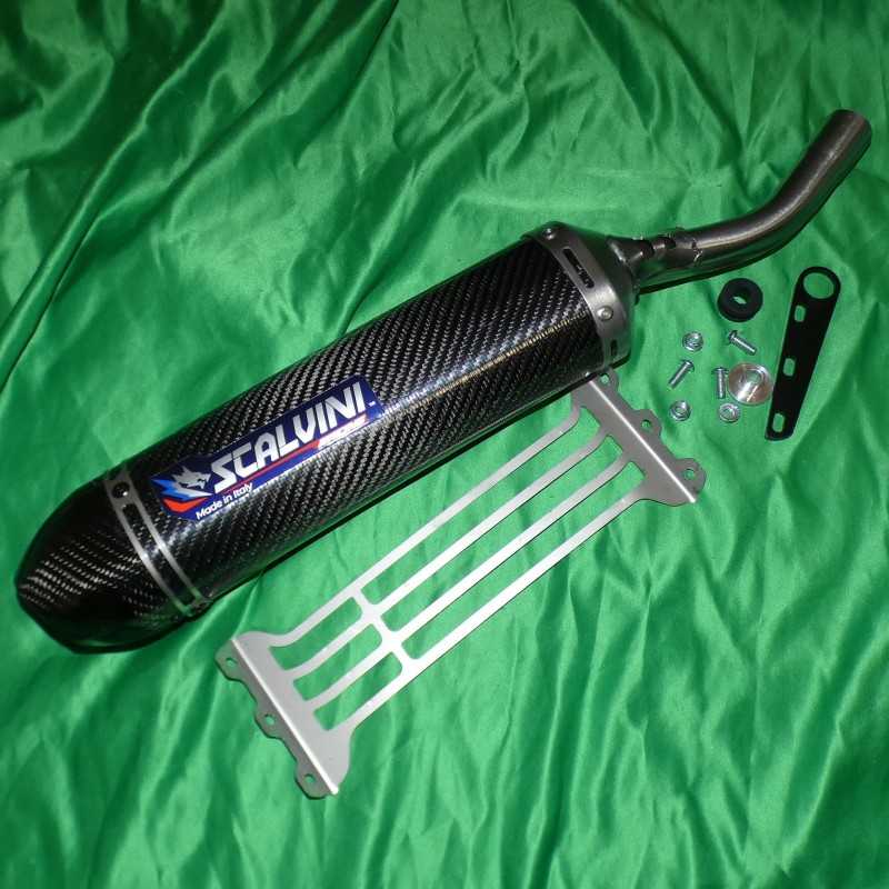 SCALVINI silenciador de escape completo de carbono para HONDA CR 250 de 1990 a 1991 - Ref. 002.026164