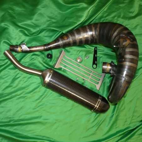 Muffler SCALVINI complete with full carbon silencer for HONDA CR 250 from 1990 to 1991