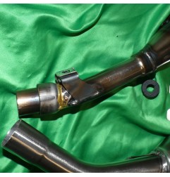 Muffler SCALVINI complete with full carbon silencer for HONDA CR 250 from 1990 to 1991 - Ref. 001.026060+002.026164