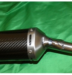 Muffler SCALVINI complete with full carbon silencer for HONDA CR 250 from 1990 to 1991 - Ref. 001.026060+002.026164