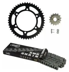 Kit de cadena « AFAM » 520MX6 13/50 reforzada - corona estándar para HUSQVARNA TC y TCR 250 de 2004 a 2005