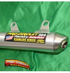 PRO CIRCUIT -Auspuffschalldämpfer aus gebürstetem 304er Aluminium für GAS GAS EC, HUSQVARNA TC, KTM SX 125, 150, 250, 300 der Mo