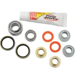 PIVOT WORKS Shock Absorber Bearing Kit for HUSABERG, KTM FE 250, FE 350, FE 450 (2002–2016) — Part No. PWSHK-T03-521