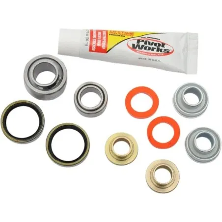PIVOT WORKS Shock Absorber Bearing Kit for HUSABERG, KTM FE 250, FE 350, FE 450 (2002–2016) — Part No. PWSHK-T03-521