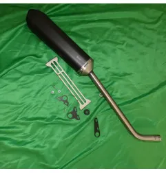 Silencieux d'échappement SCALVINI carbon look APRILIA RX, SX 125 de 1992, 1993 et 1994