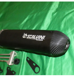 SCALVINI -Auspufftopf im Carbon-Look für APRILIA RX und SX 125 der Baujahre 1992, 1993 und 1994