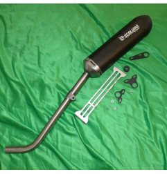 SCALVINI -Auspufftopf im Carbon-Look für APRILIA RX und SX 125 der Baujahre 1992, 1993 und 1994