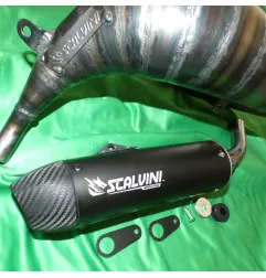 Escape completo SCALVINI con silenciador look carbono para KTM SX, GAS GAS MC 50 de 2024 a 2025
