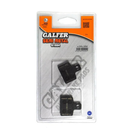 Plaquettes de frein semi-métalliques GALFER pour GAS GAS, HUSQVARNA MC 65, CR 50 de 2006 à 2012- Réf. FD224G1054