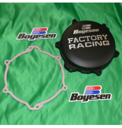 Couvercle de carter embrayage noir BOYESEN YAMAHA YZ 125 de 2005 à 2017