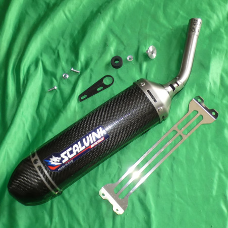 SCALVINI silenciador de escape completo de carbono para HONDA CR 125 de 1990 a 1997 - Ref. 002.024134