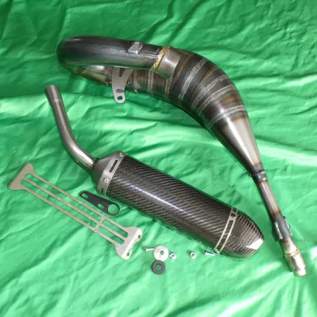 SCALVINI Complete Exhaust System with Carbon Muffler for the 1990–1997 Honda CR 125