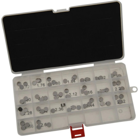 Coffret de pastilles de réglage de soupape Ø 8,90 mm PROX pour KTM, HUSQVARNA, GAS GAS et HUSABERG de 2006 à 2027